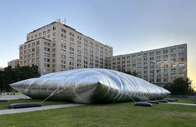 pawilon nadmuchiwany niczym balon