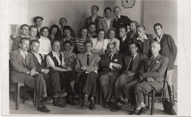 Roman Modzelewski jako rektor Akademii Sztuk Pięknych w Łodzi 1951-1963, arch. prywatne Wera Modzelewska