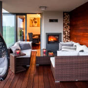 Ciepłe i chodne barwy ziemi tworzą spójną i...