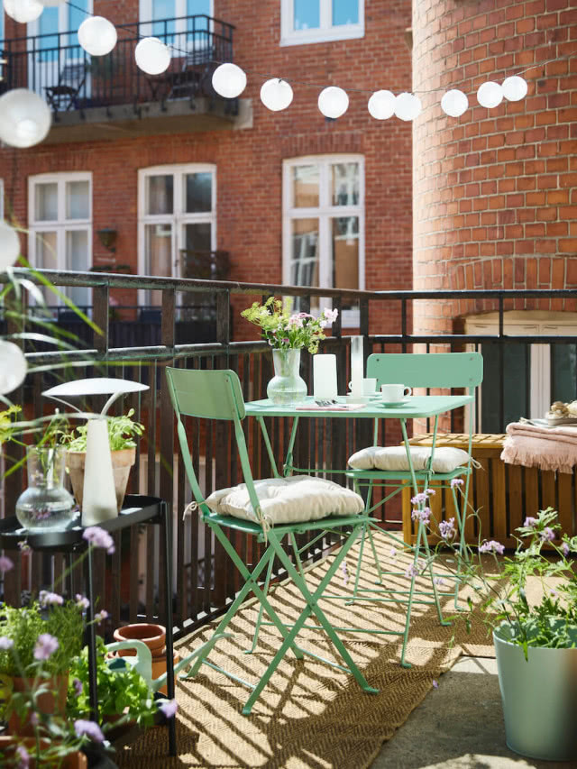 meble składane na balkon