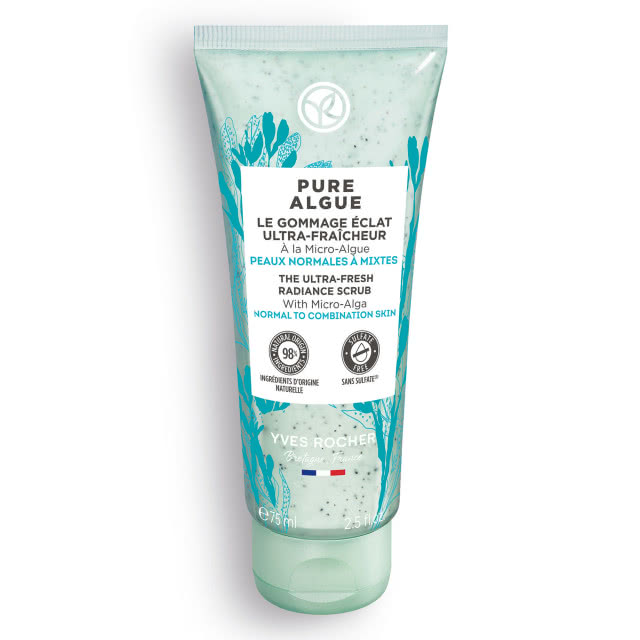 Peeling rozświetlający ekstra świeżość Pure Algue Yves Rocher 52,90 zł 75 ml