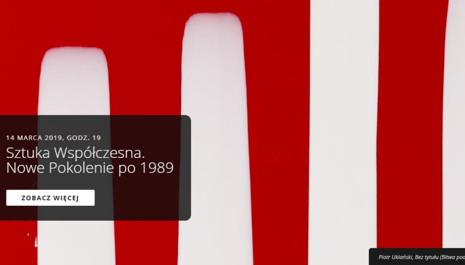 Wystawa "Sztuka Współczesna. Nowe Pokolenie po 1989"