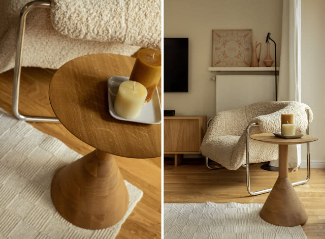 ciepłe mieszkanie w odcieniach beżu