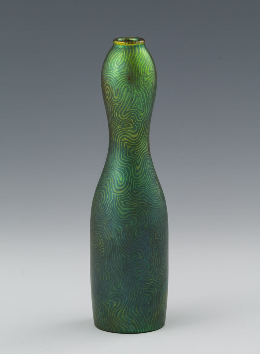 Wazon, 1898-1899, kamionka, eosyna, technika...