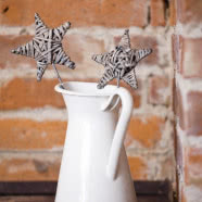 Wiejska chata świątecznie