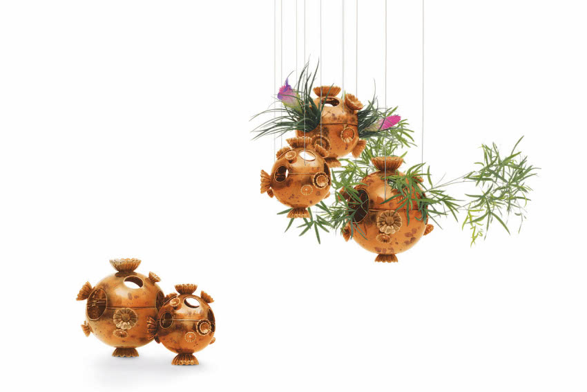 Marimo - ceramiczne podwieszane doniczki...