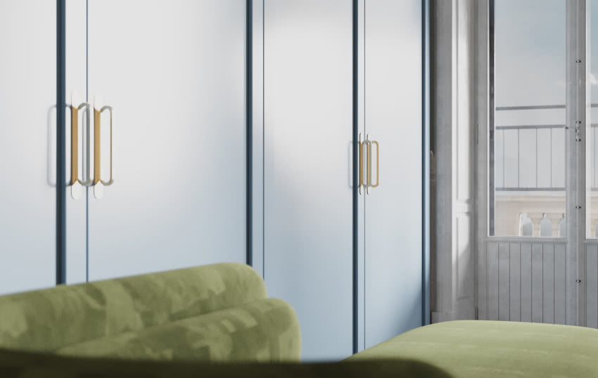 Mosiężne uchwyty Arena L; od 320 zł. ArtCollection