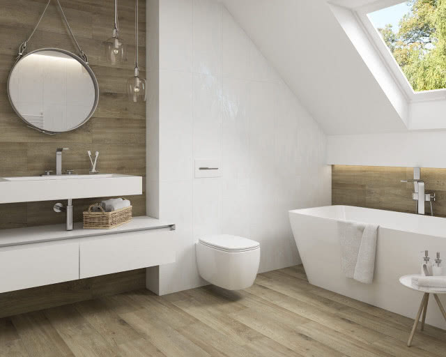 płytki imitujące drewno