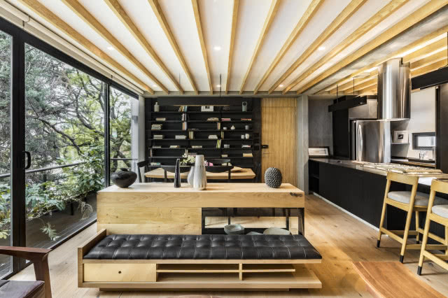 Penthouse in Magdalena od Taller David Dana - Mexico City, Colonia del Valle Norte, fot. César Béjar