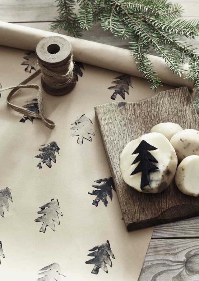 Pieczątki z ziemniaka