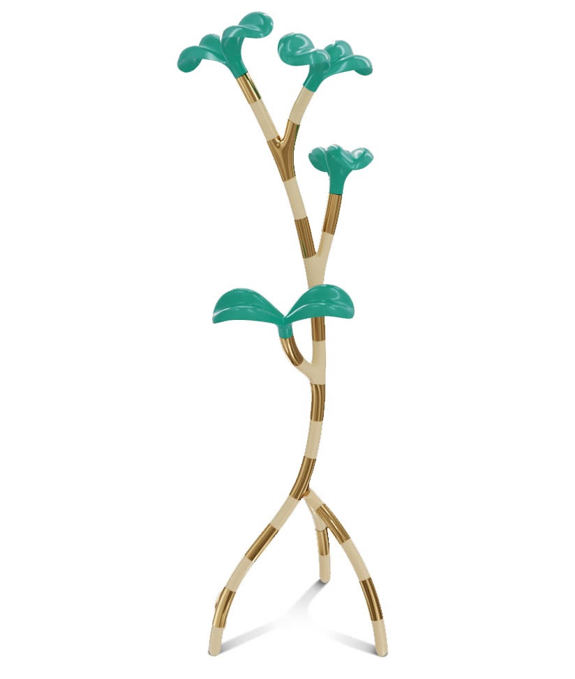 Leaf Pouffe - oryginalny wieszak zaprojektowany...