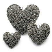 Kosze Barden plecione z liści, wykończone...