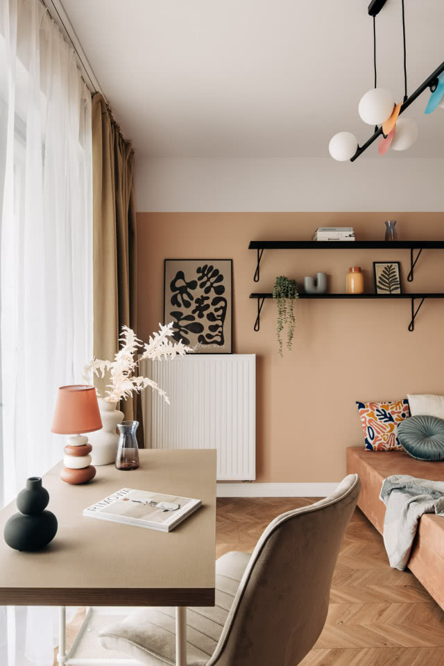 kolorowe ściany w pokoju