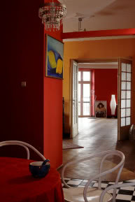Łódzkie mieszkanie Małgorzaty Potockiej - kolor ścian