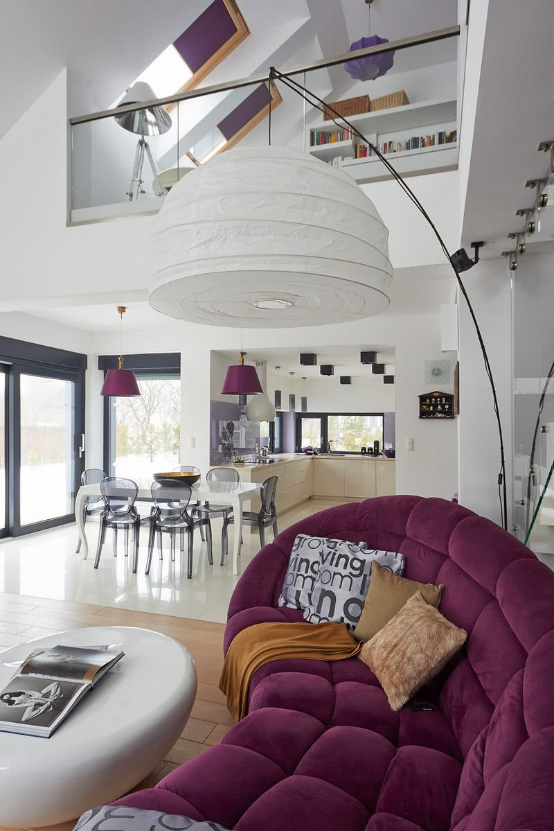 Salon jest wysoki aż na 5 metrów!