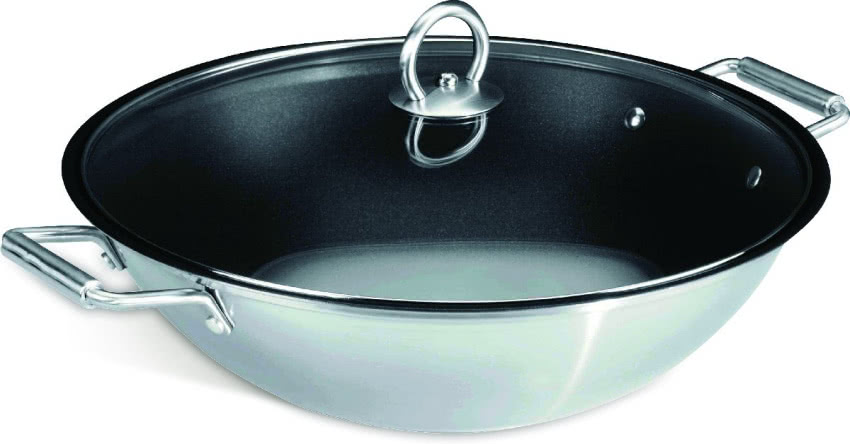 Wok z kolekcji Vision, wykonany ze stali...