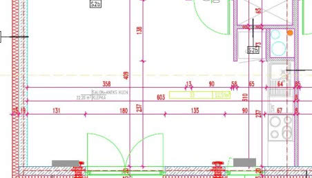 Wyspa w salonie z aneksem kuchennym