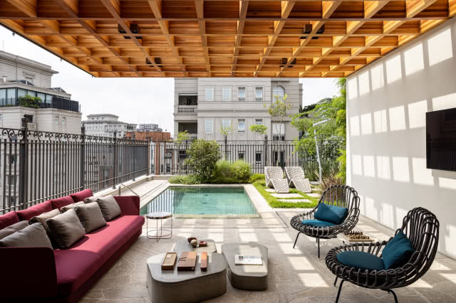 Penthouse od Tria Arquitetura - Ameryka Południowa, Sao Paulo, fot. Fran Parente