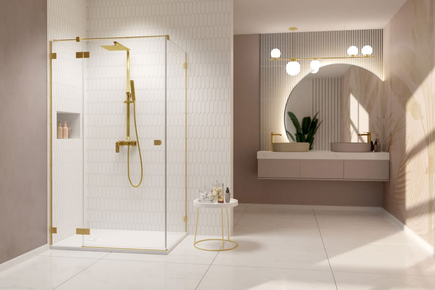 Radaway, Essenza Pro Brushed Gold KDJ profil