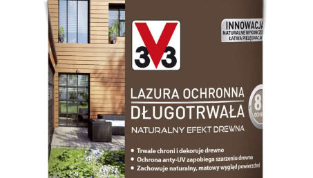 Lazura V33 - naturalny wygląd drewna i długotrwała ochrona