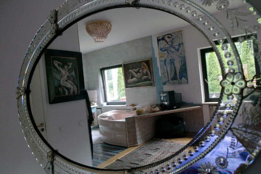 Sztuka również w salonie kąpielowym