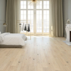 Trendy podłogowe - bielone deski, a może parkiet w jodełkę?