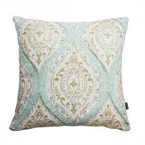 Miętowa poszewka na poduszkę