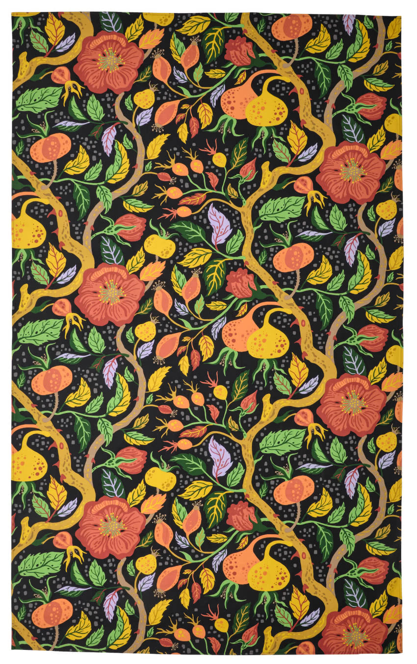 Höstagille - obrus z motywem floralnym,...