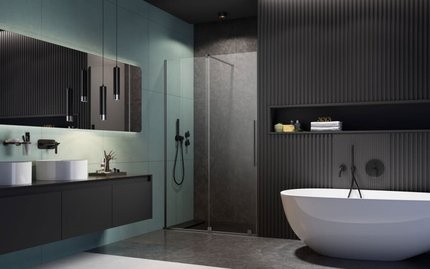 Radaway, Furo Brushed GunMetal DWJ