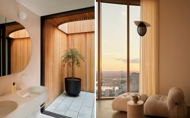 Penthousy w wieżowcu One Park Drive od Herzog & de Meuron - Wielka Brytania, Londyn