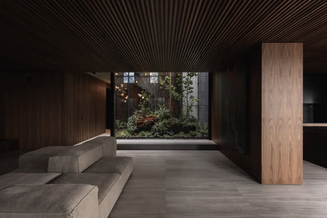 Penthouse w wieżowcu Vancouver House od Leckie Studio - Kanada, Vancouver, fot. Conrad Brown