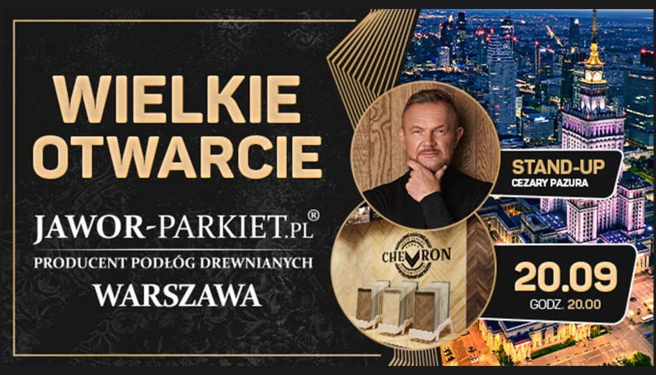Otwarcie salonu Jawor-Parkiet w Warszawie - zaproszenie dla architektów i projektantów wnętrz