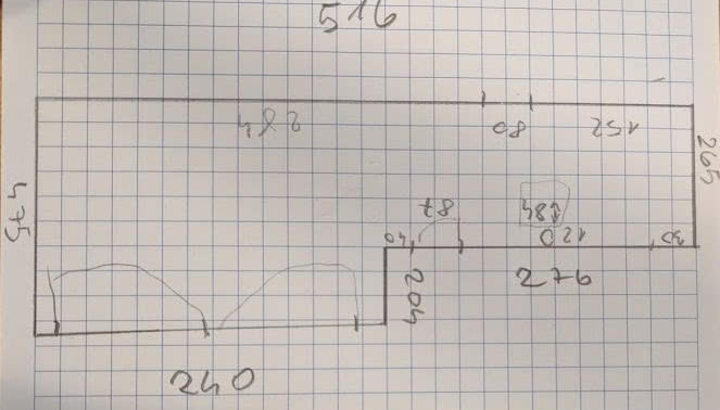 Nietypowy układ w salonie
