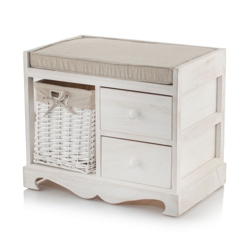 Szafeczka COUNTRY z szufl adami, koszykiem i...