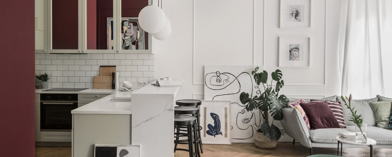 Klasyka po nowemu - mokotowskie mieszkanie w duchu vintage