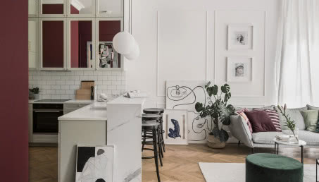 Klasyka po nowemu - mokotowskie mieszkanie w duchu vintage