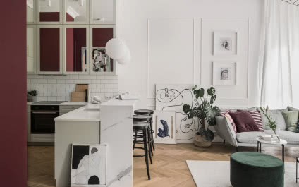 Klasyka po nowemu - mokotowskie mieszkanie w duchu vintage