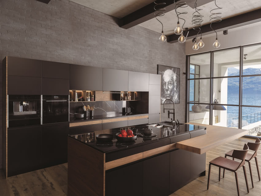 Na wyspie kuchenne nie może zabraknąć...