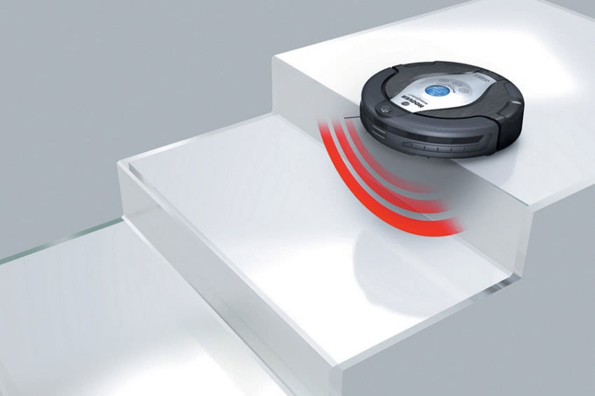 Specjalne czujniki zabezpieczają odkurzacz...