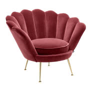 Aksamitny puf Leila, Domkapa, LUX DECO, 3423 zł 