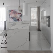 Dwupoziomowy apartament w Zielonej Górze inspirowany naturą