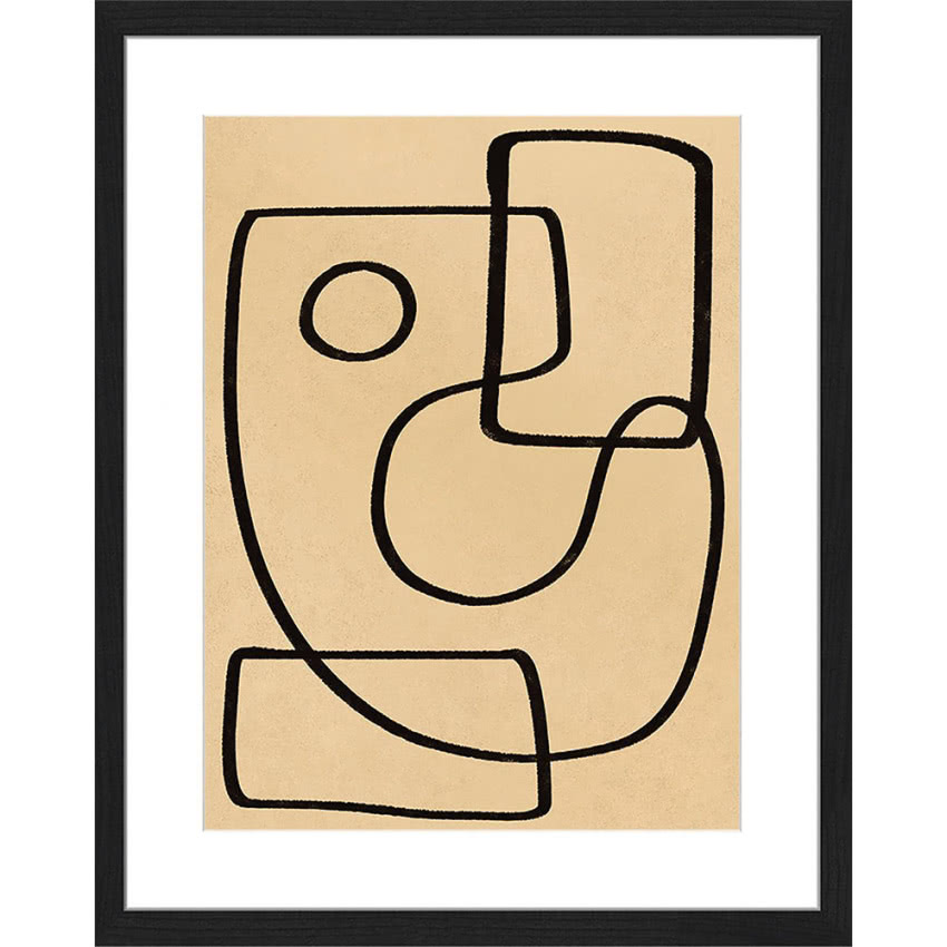 Plakat Organic Charcol Abstract,  
Liv Corday,...