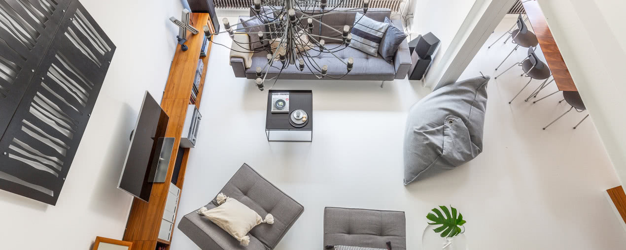 Nowoczesny, biały loft na Sadybie