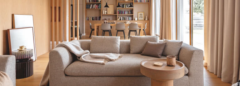 Wszystkie odcienie beżu i brązu. Pomysł na przytulny dom 