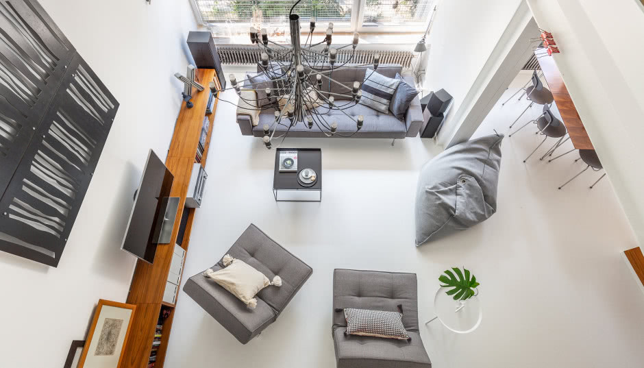 Nowoczesny, biały loft na Sadybie