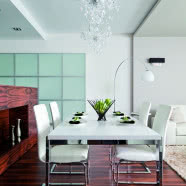 Fornir i marmur w apartamencie