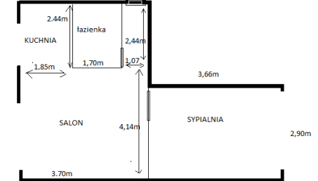 Aranżacja mieszkania dla singielki