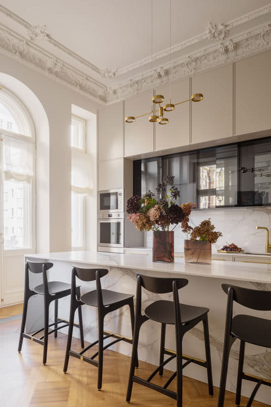 kuchnia stylowa w kamienicy