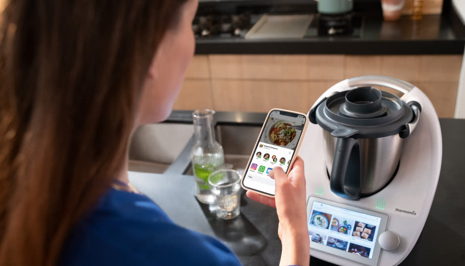 Thermomix wprowadza nową funkcję! Od teraz udostępnisz przepis znajomym!