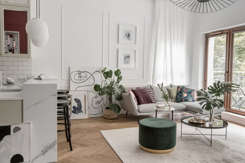 W tych stylowych wnętrzach nie mogło zabraknąć...